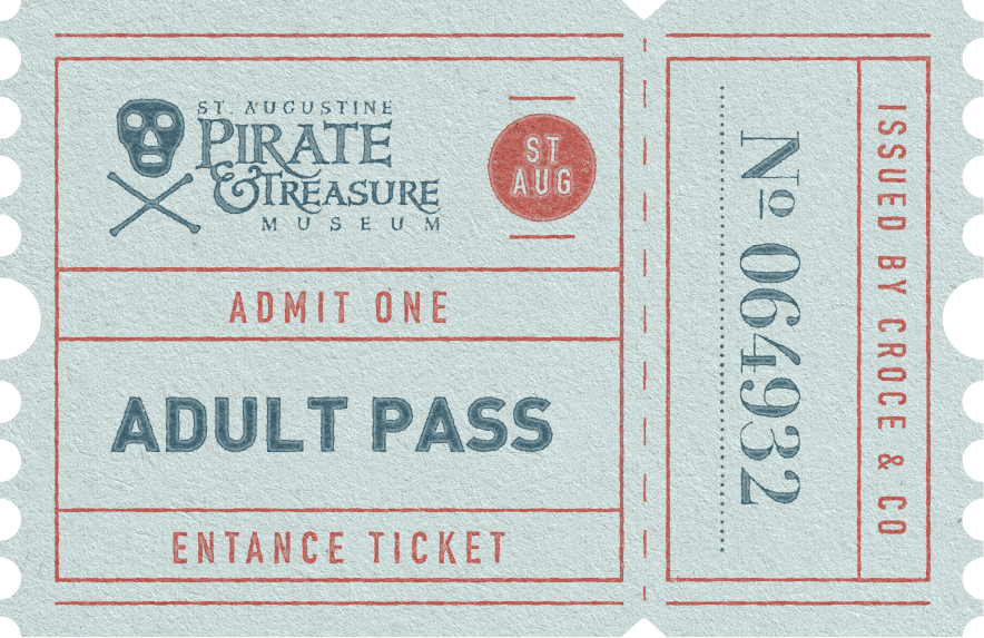 Admission tickets – The Pirate Museum